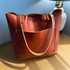 Portland Leather Goods Maple Tote with Tan Handles MEDIUM